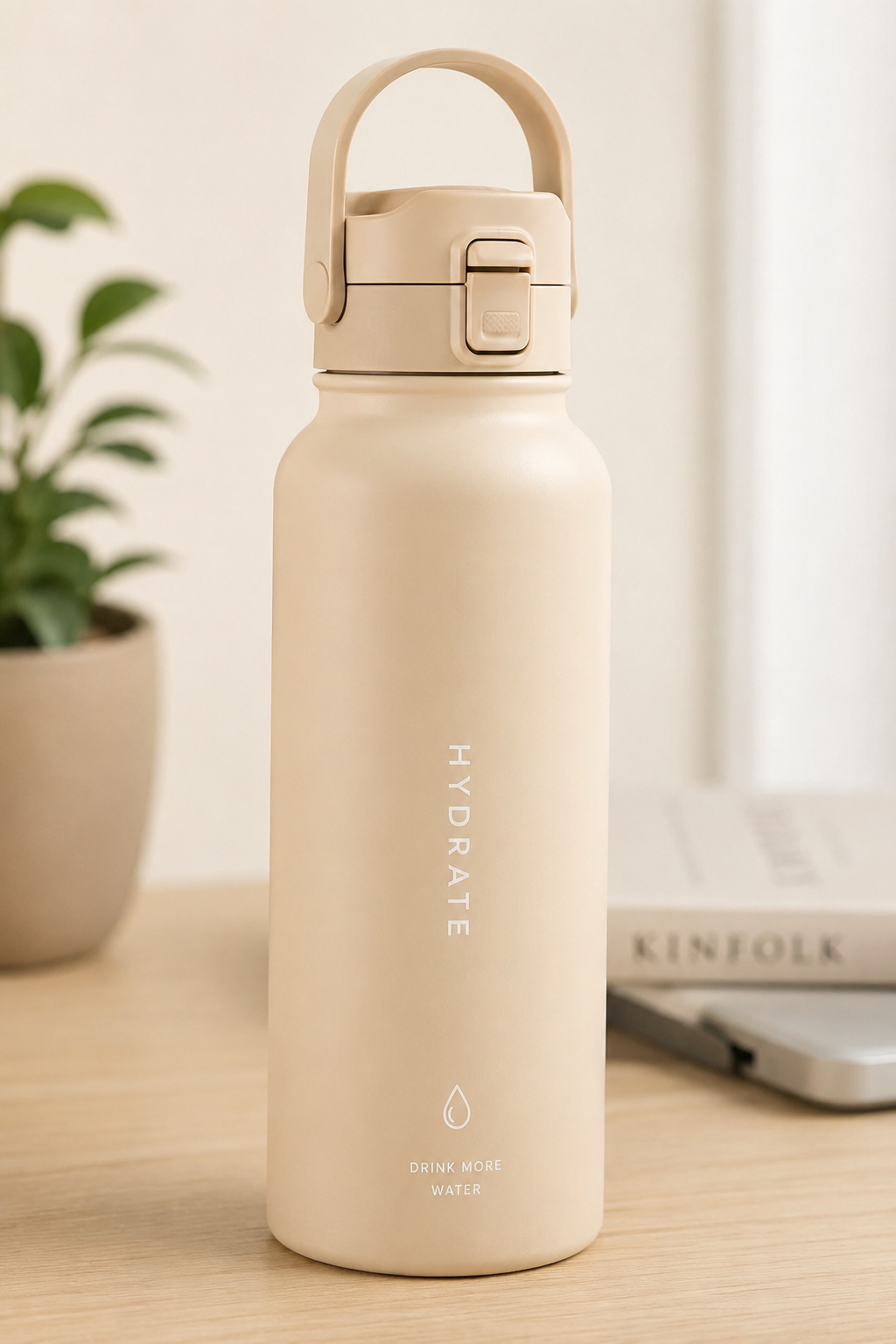 Water Bottle beige