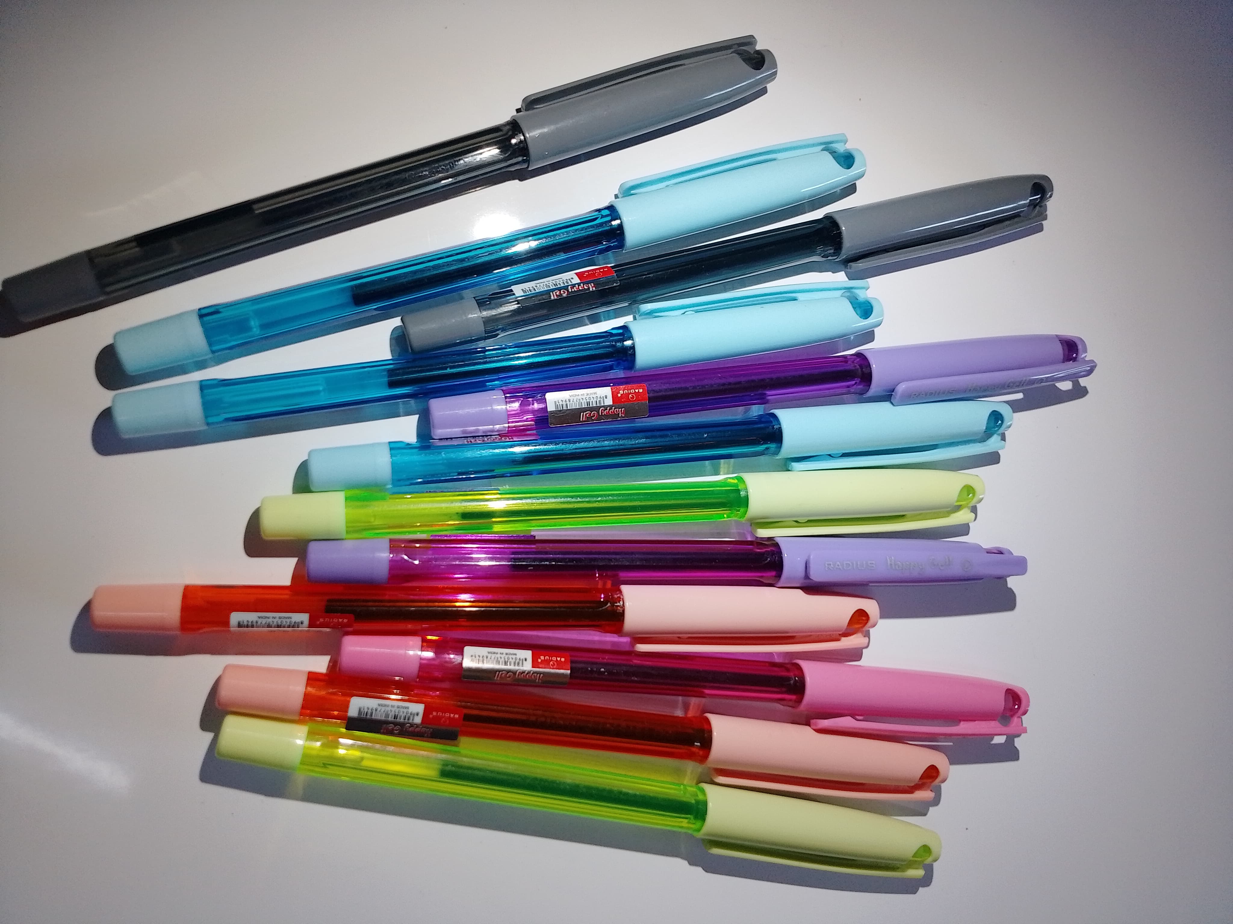 gel pens